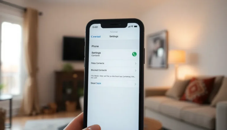 is there a way to see blocked numbers on iphone